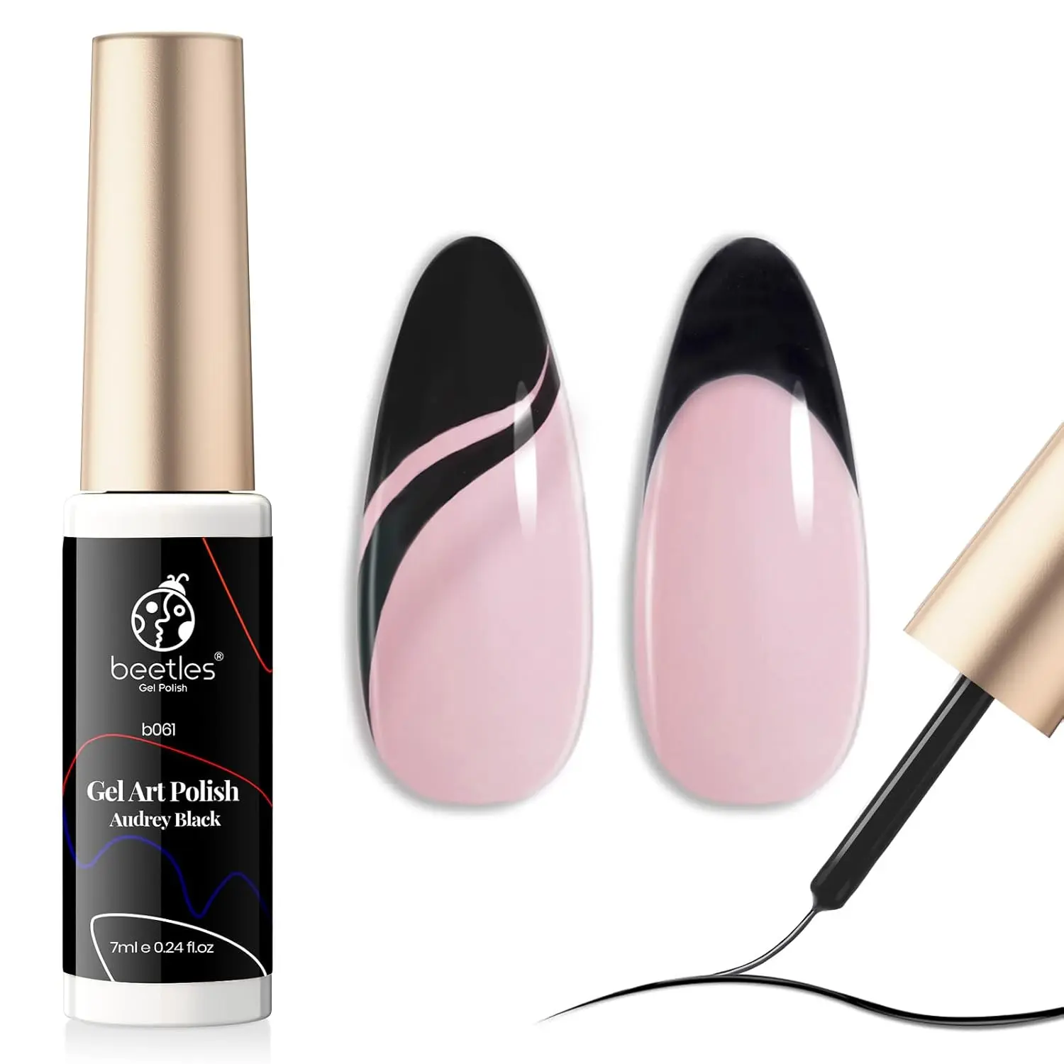 Black Nail Liner Pen