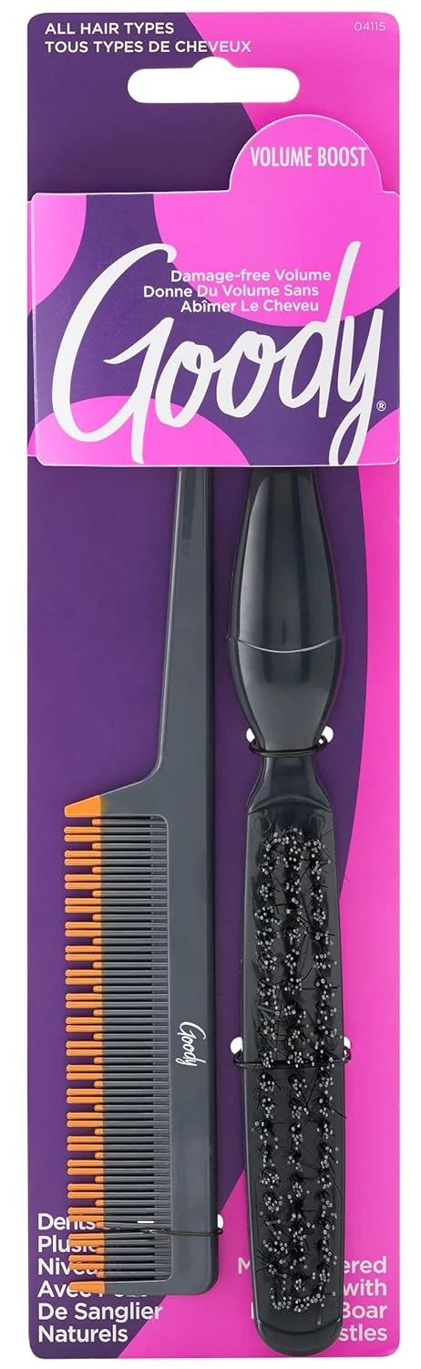 Boar-Bristle Brush For Root Lift