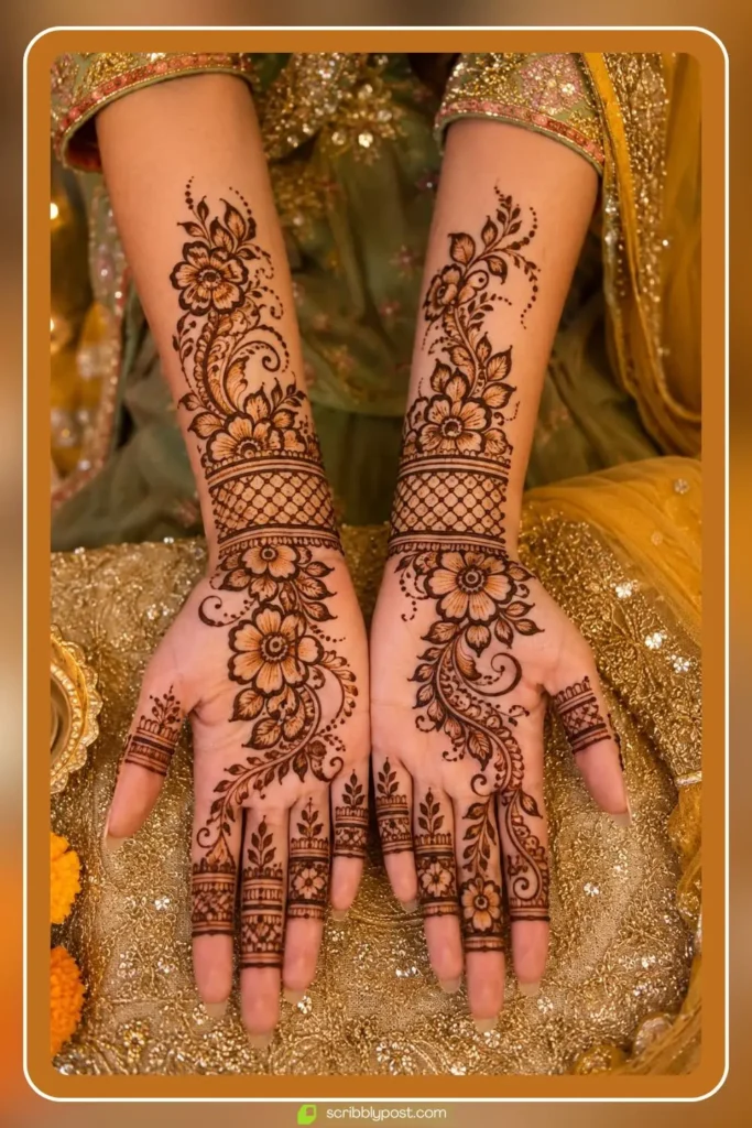 Bridal Wedding Henna — Engagement / Mehndi Night Design