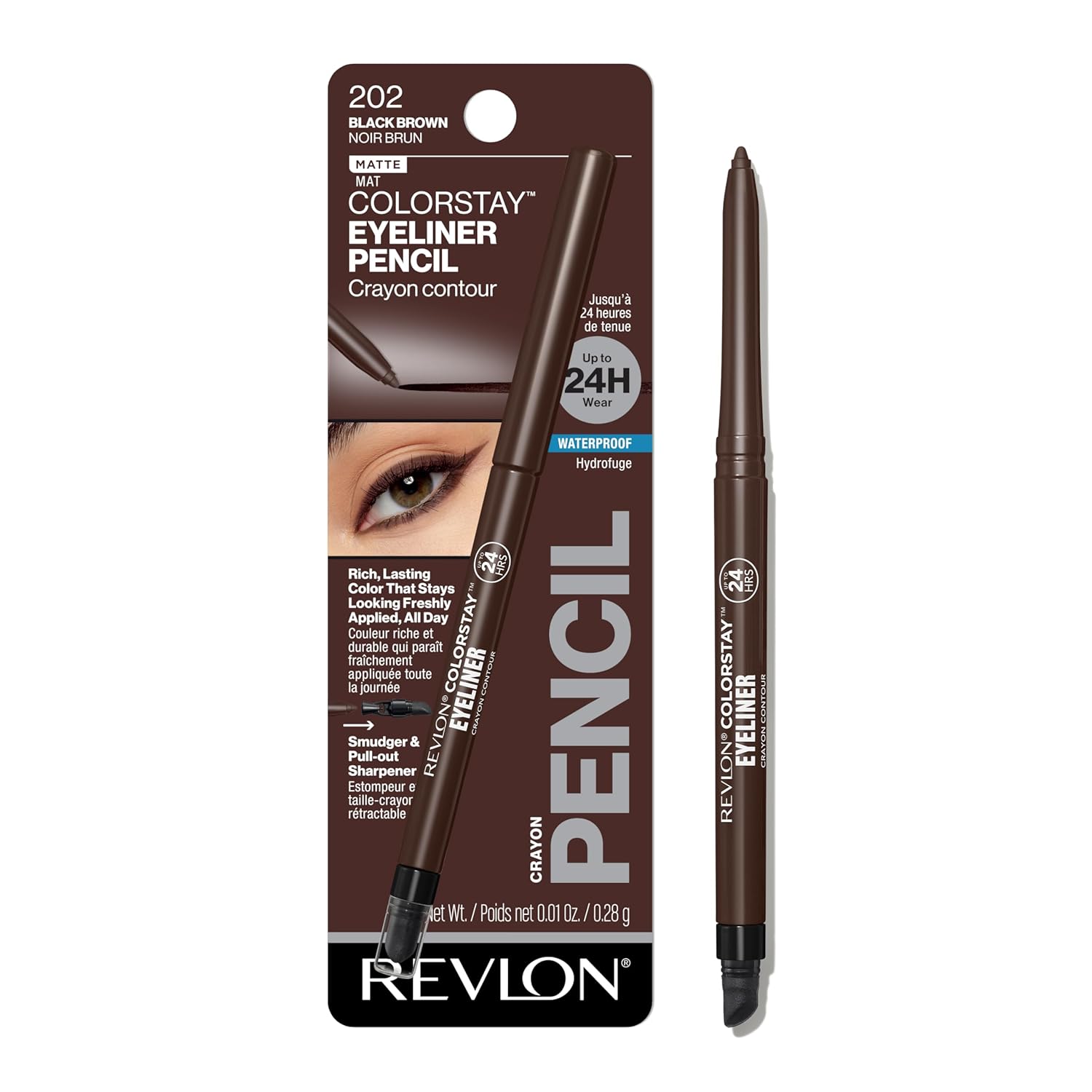 Brown Smudge Eyeliner Pencil