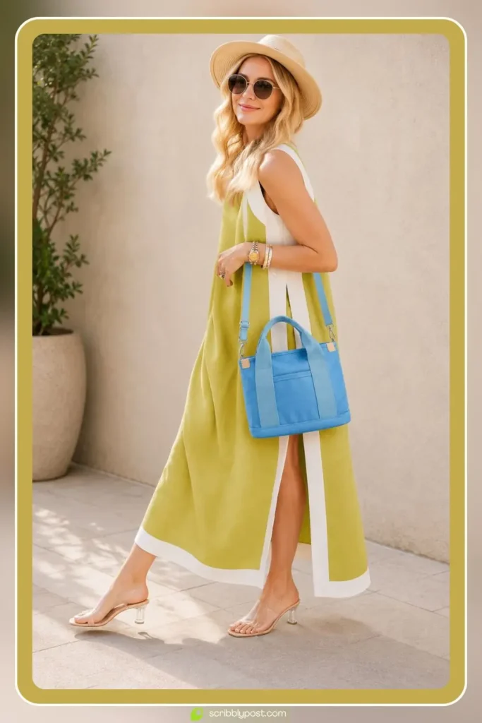 Brunch Outfit Spring — Monochrome Pastel Set