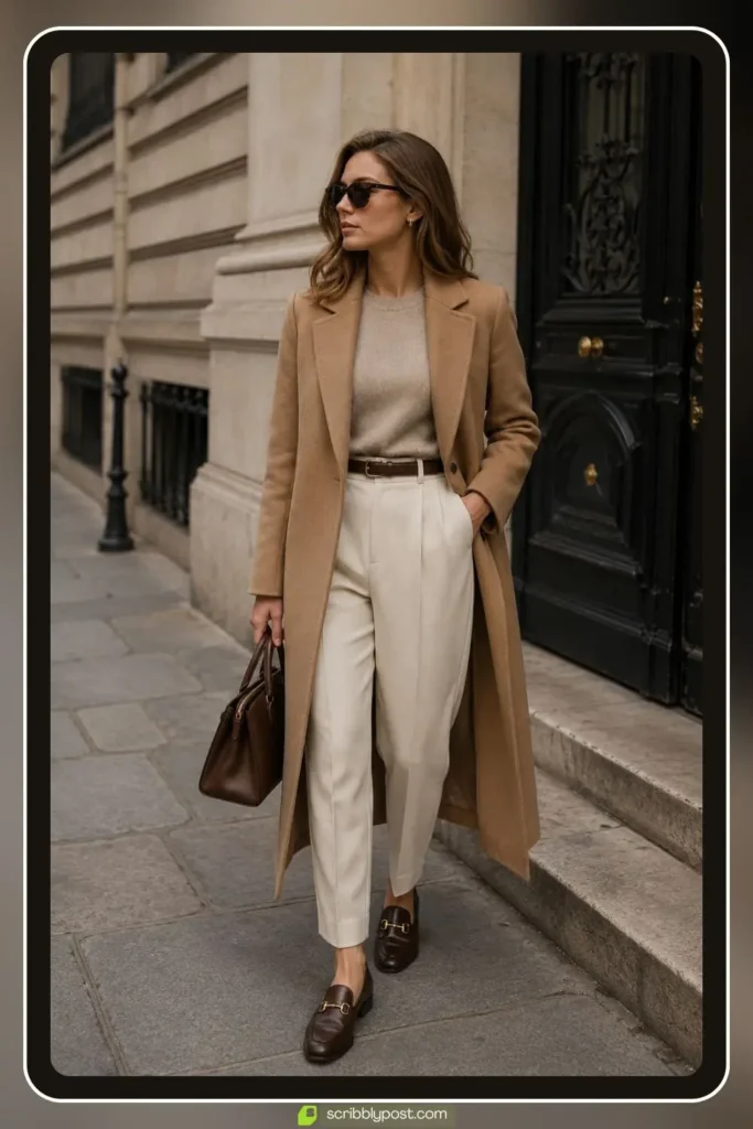 Camel Coat Over Everything