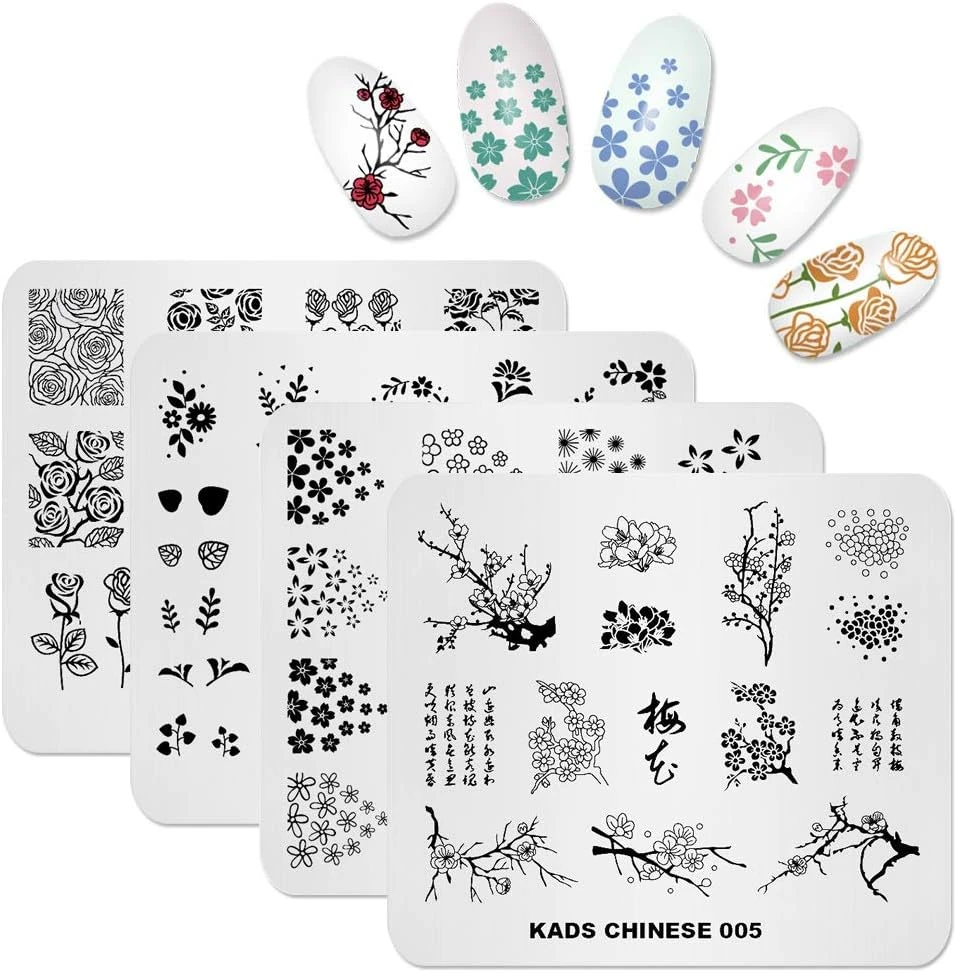 Cherry Blossom Nail Stamp Plate