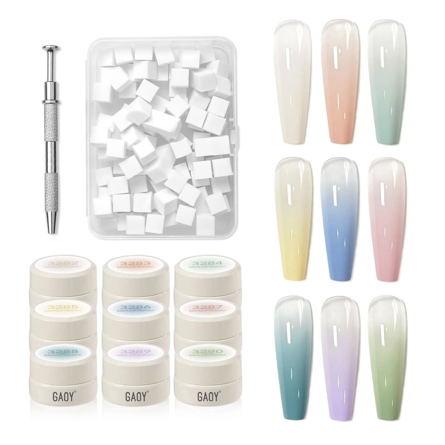 Cherry Milk Ombre Nail Kit