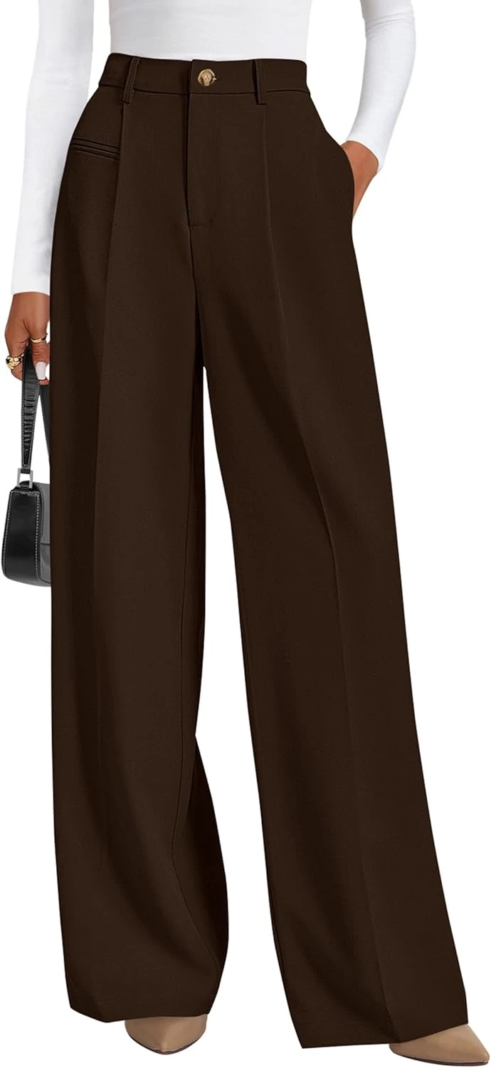 Chocolate Brown Tailored Trousers