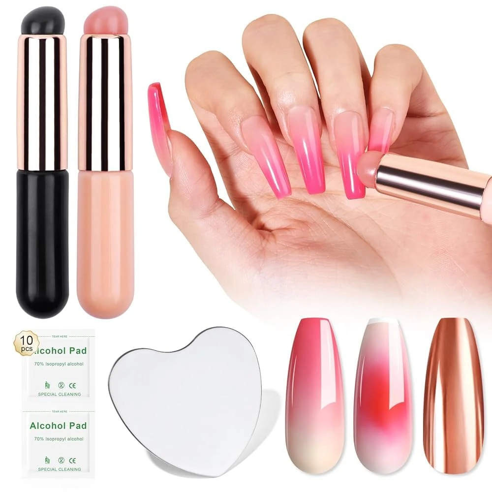 Chrome Powder Silicone Applicator