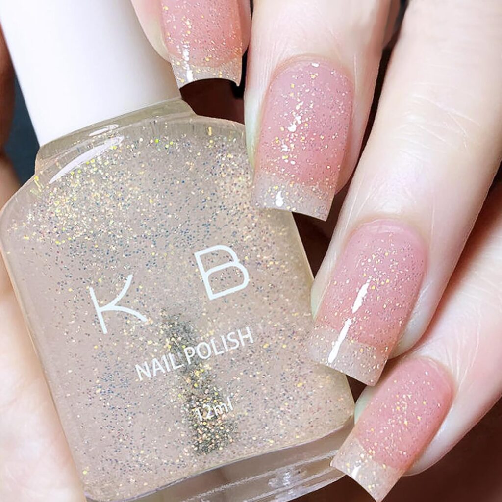 Clear Glitter Top Coat