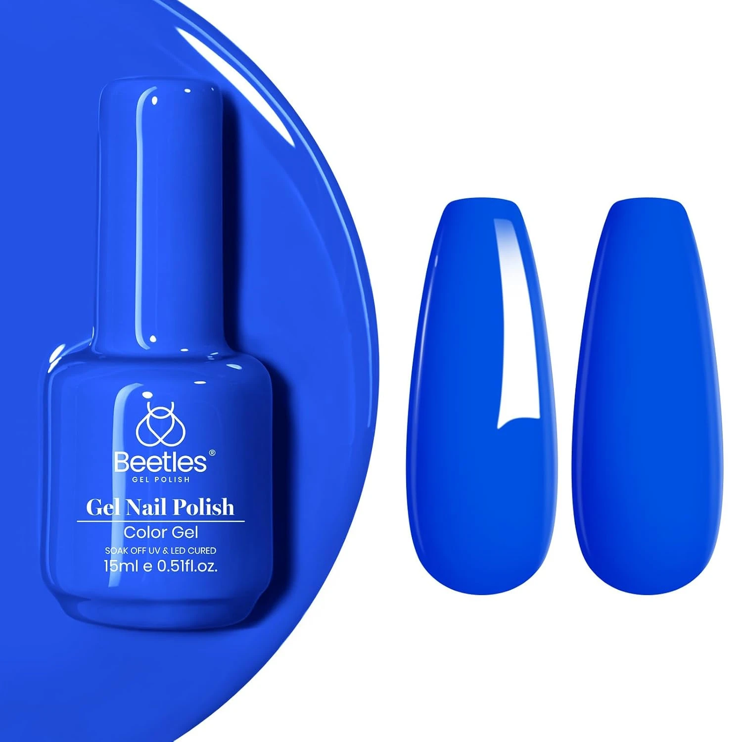 Cobalt Blue Gel Nail Polish
