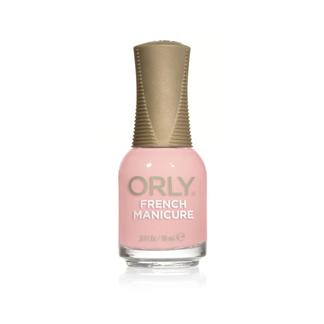 Coral French Tip Nail Polish