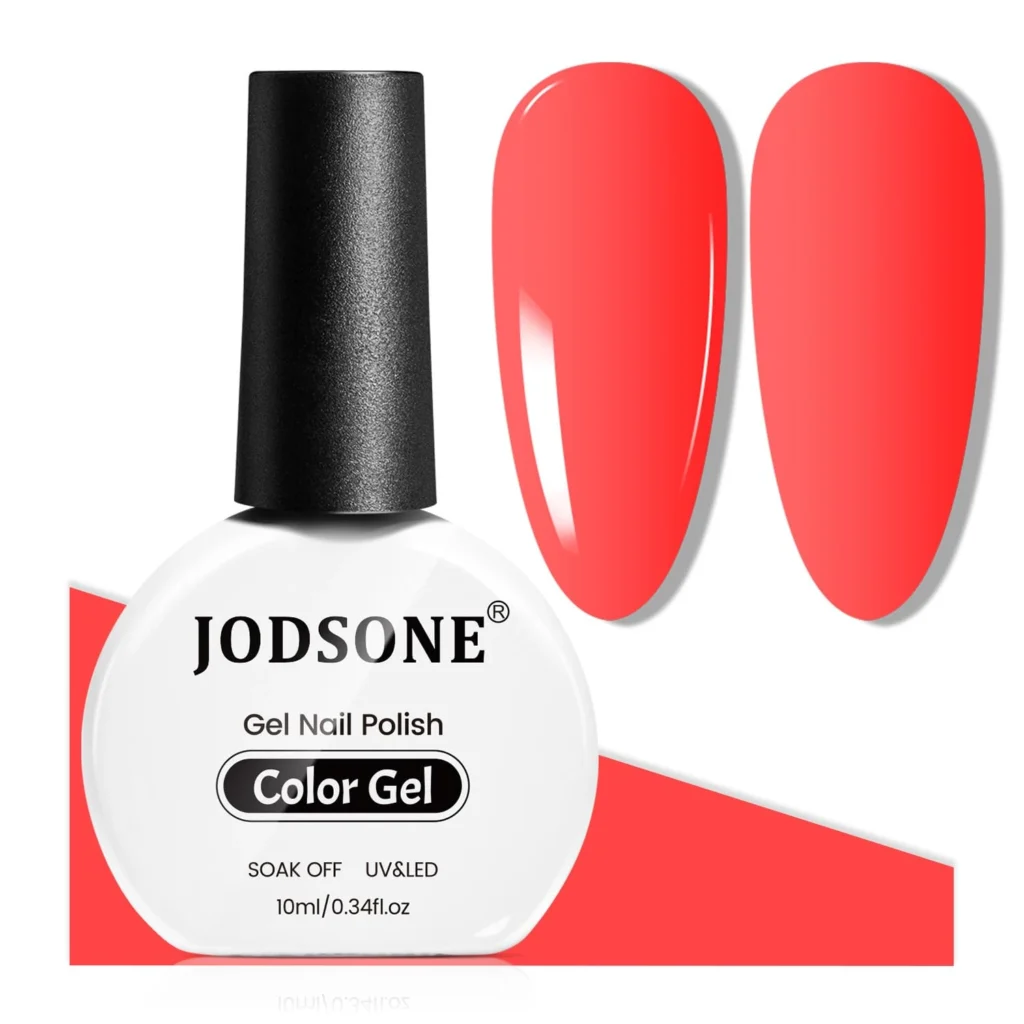 Coral Gel Nail Set