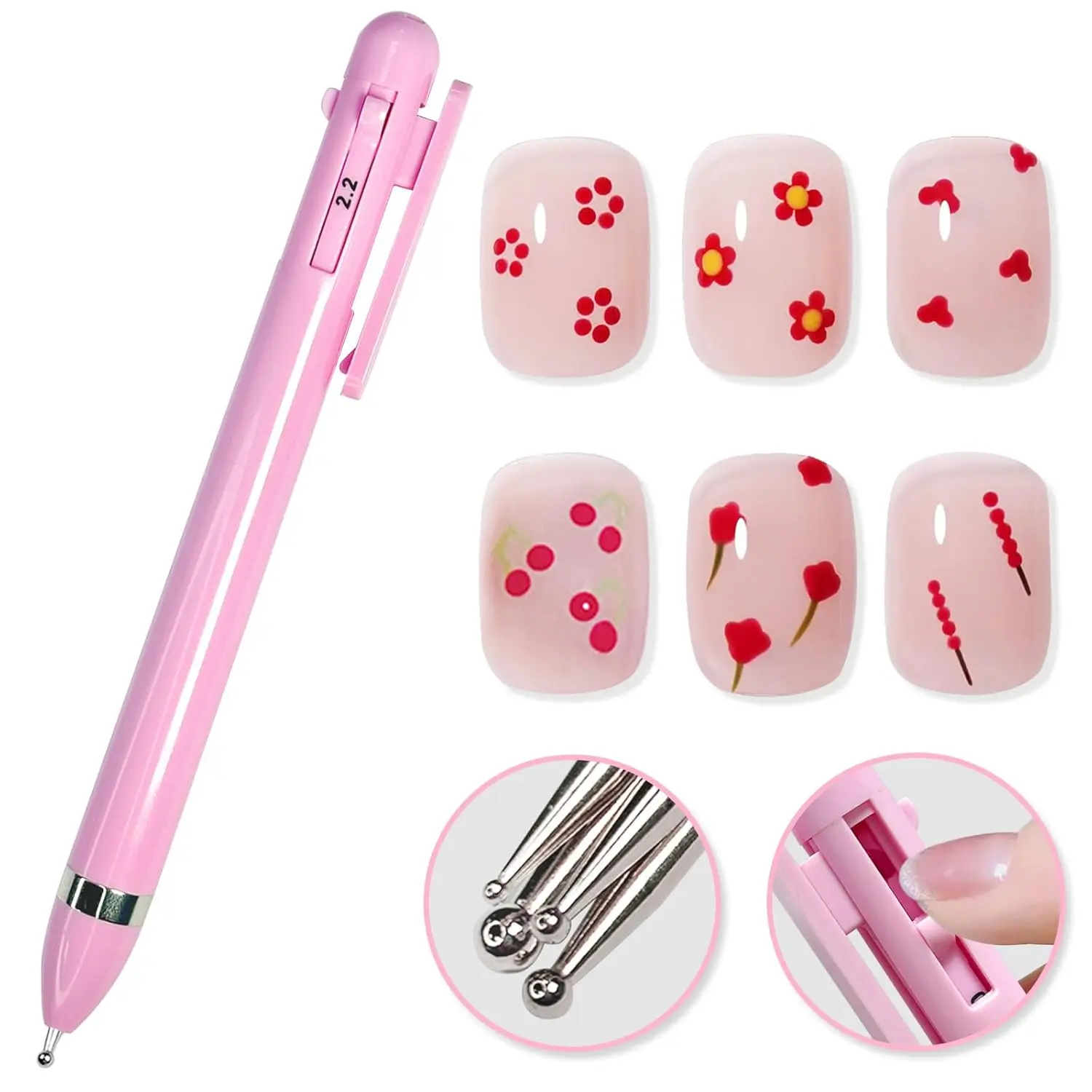 Dusty Pink Nail Art Pen