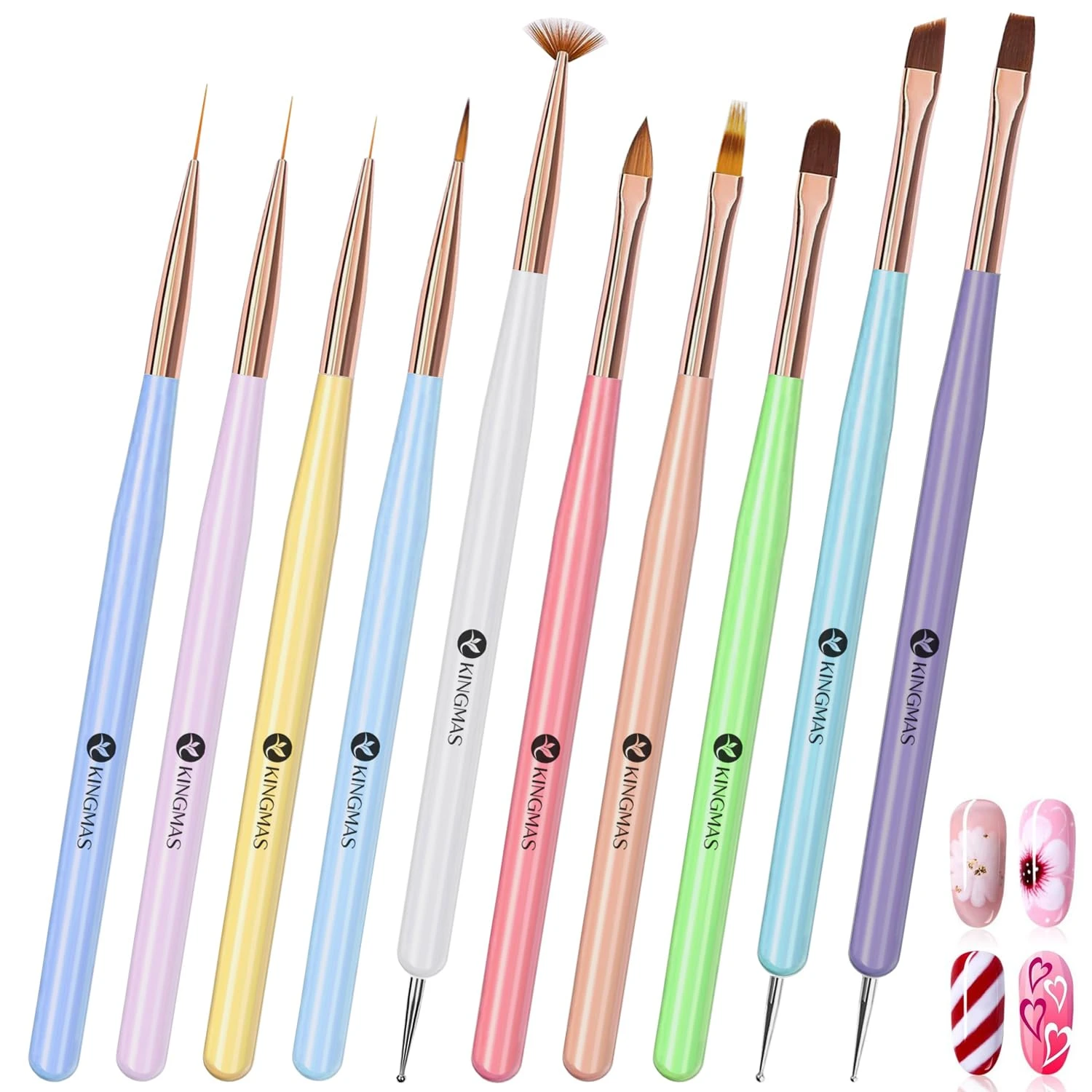 Fan Brush For Nail Blending