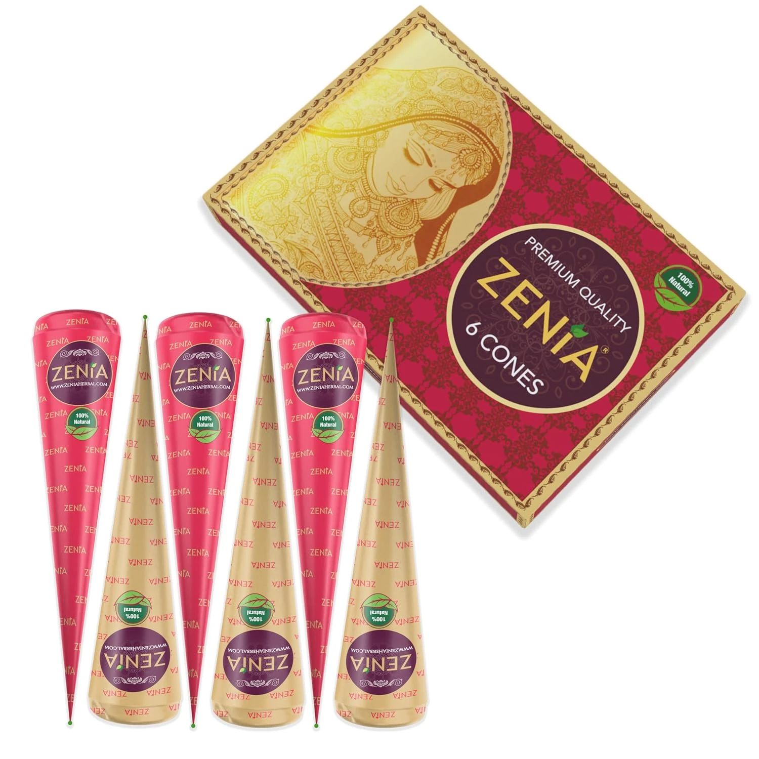 Fine Tip Henna Cone Ankle Bridal
