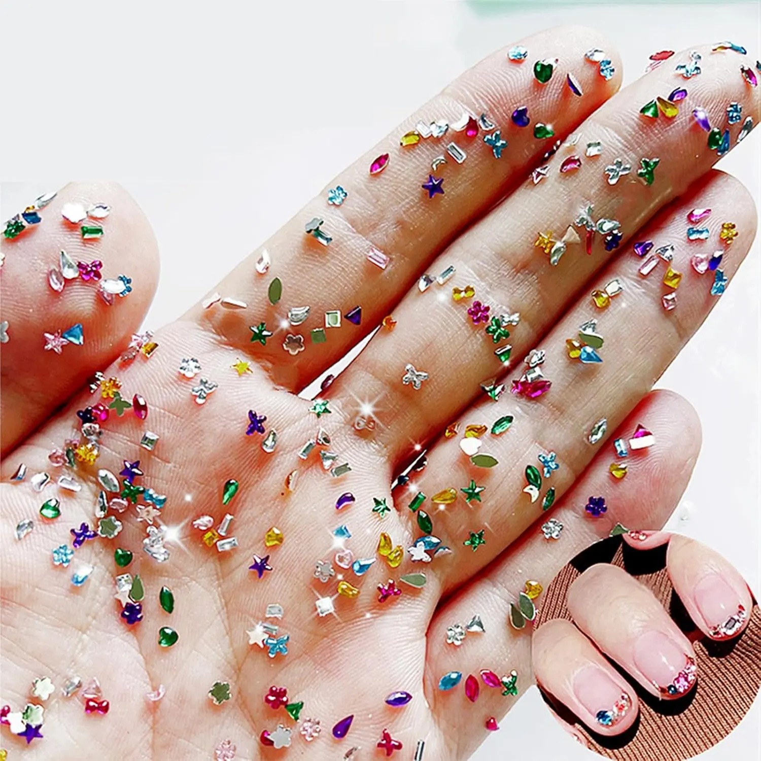 Flat Back Nail Rhinestones