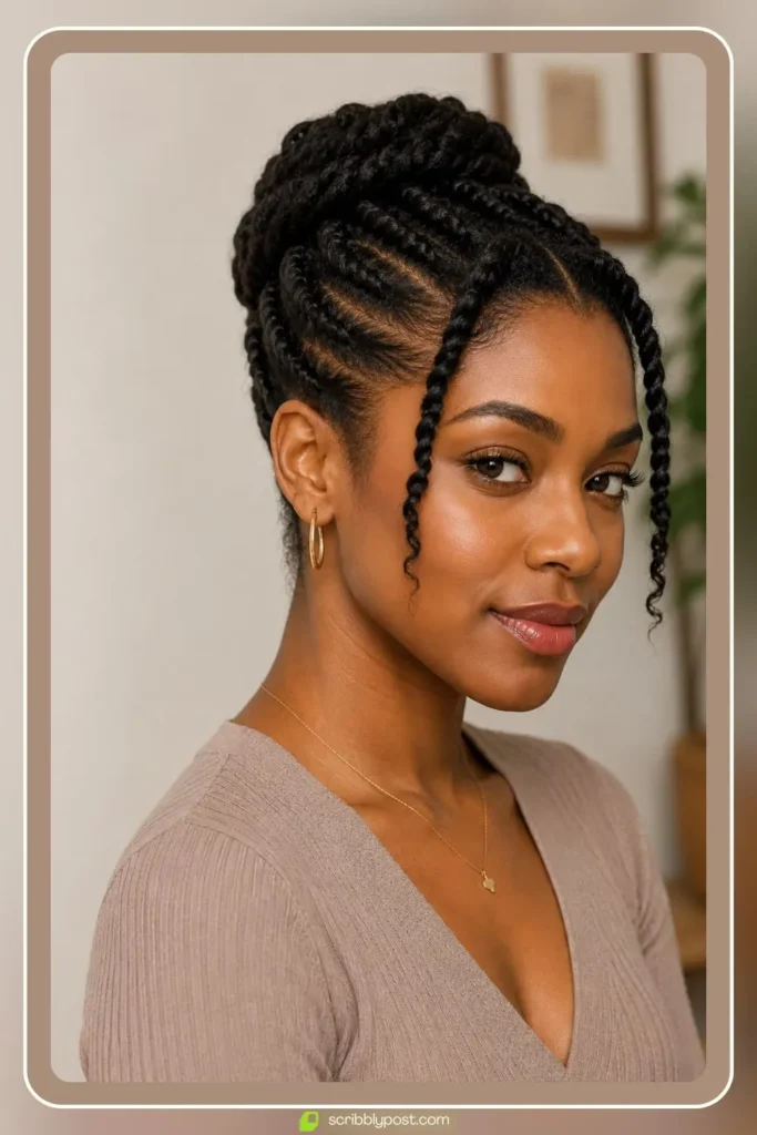 Flat Twist Updo