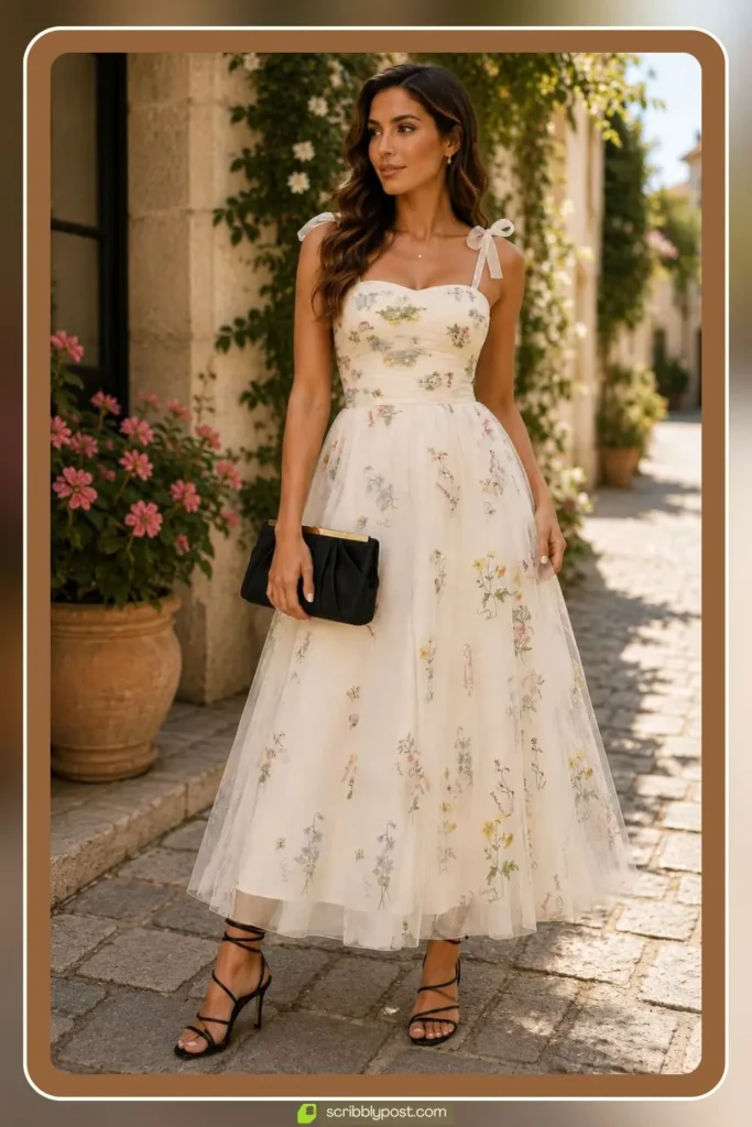 Floral Maxi Dress for a Formal