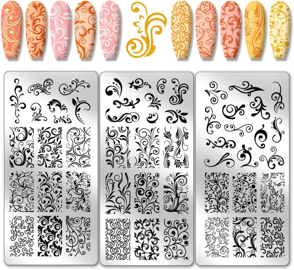 Floral Nail Stencils