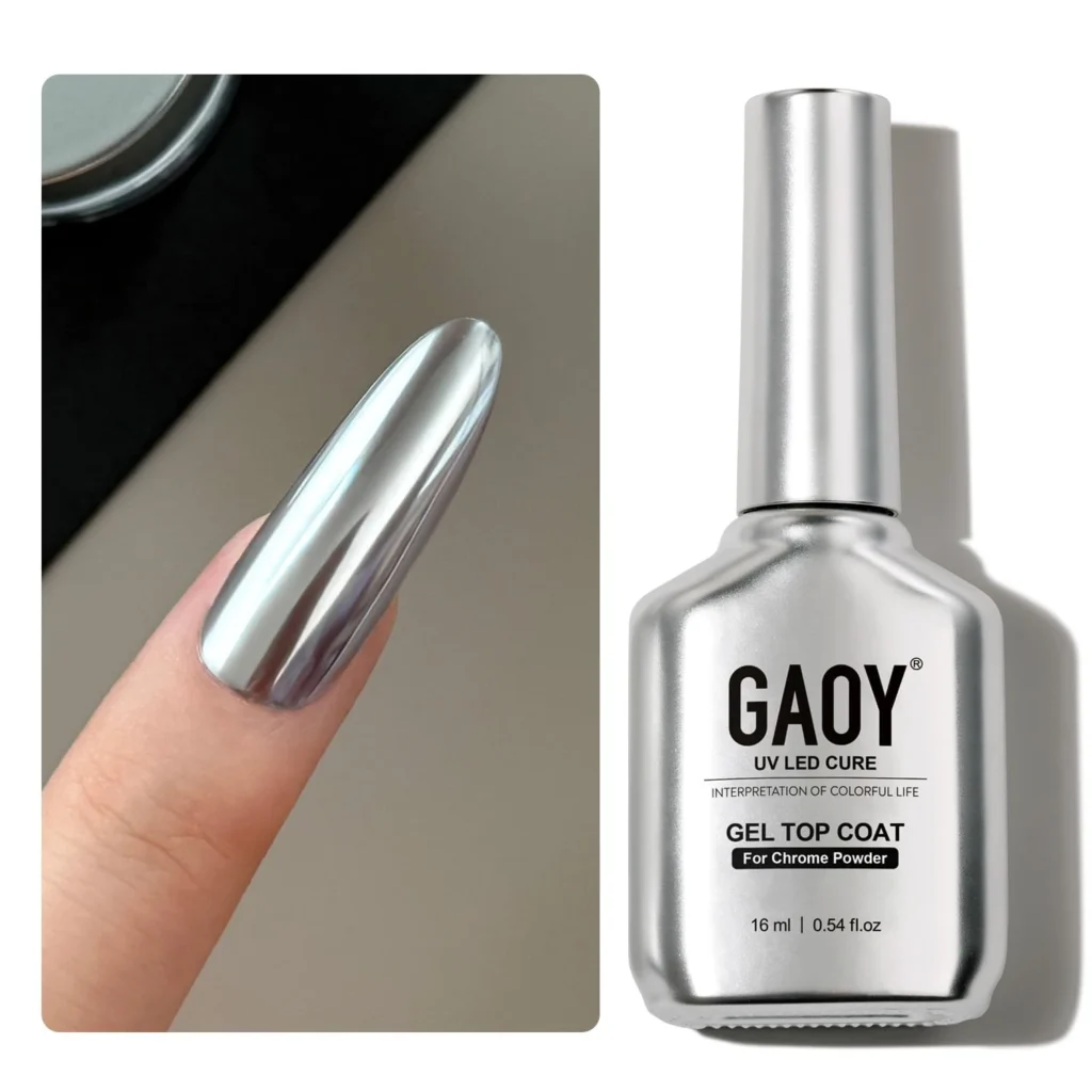Gel Top Coat For Chrome Nails