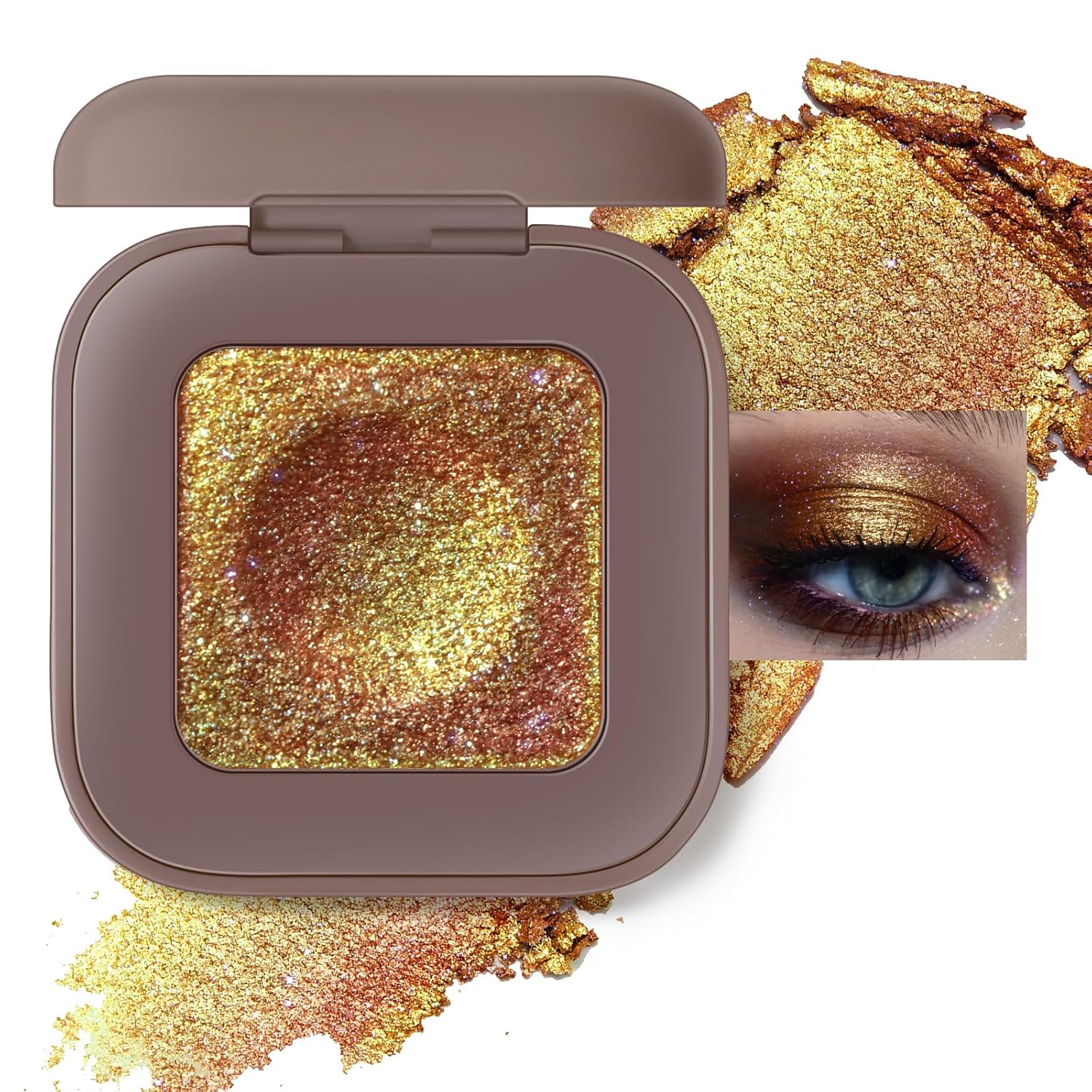 Gold Shimmer Eyeshadow Loose