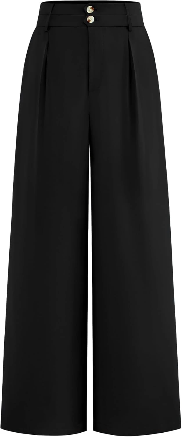High-Waist Tailored Trousers