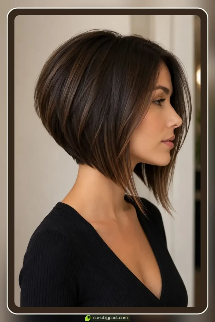 Inverted A-Line Layered Bob