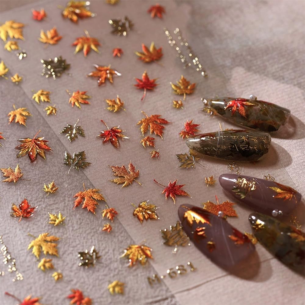 Leaf Nail Art Decals