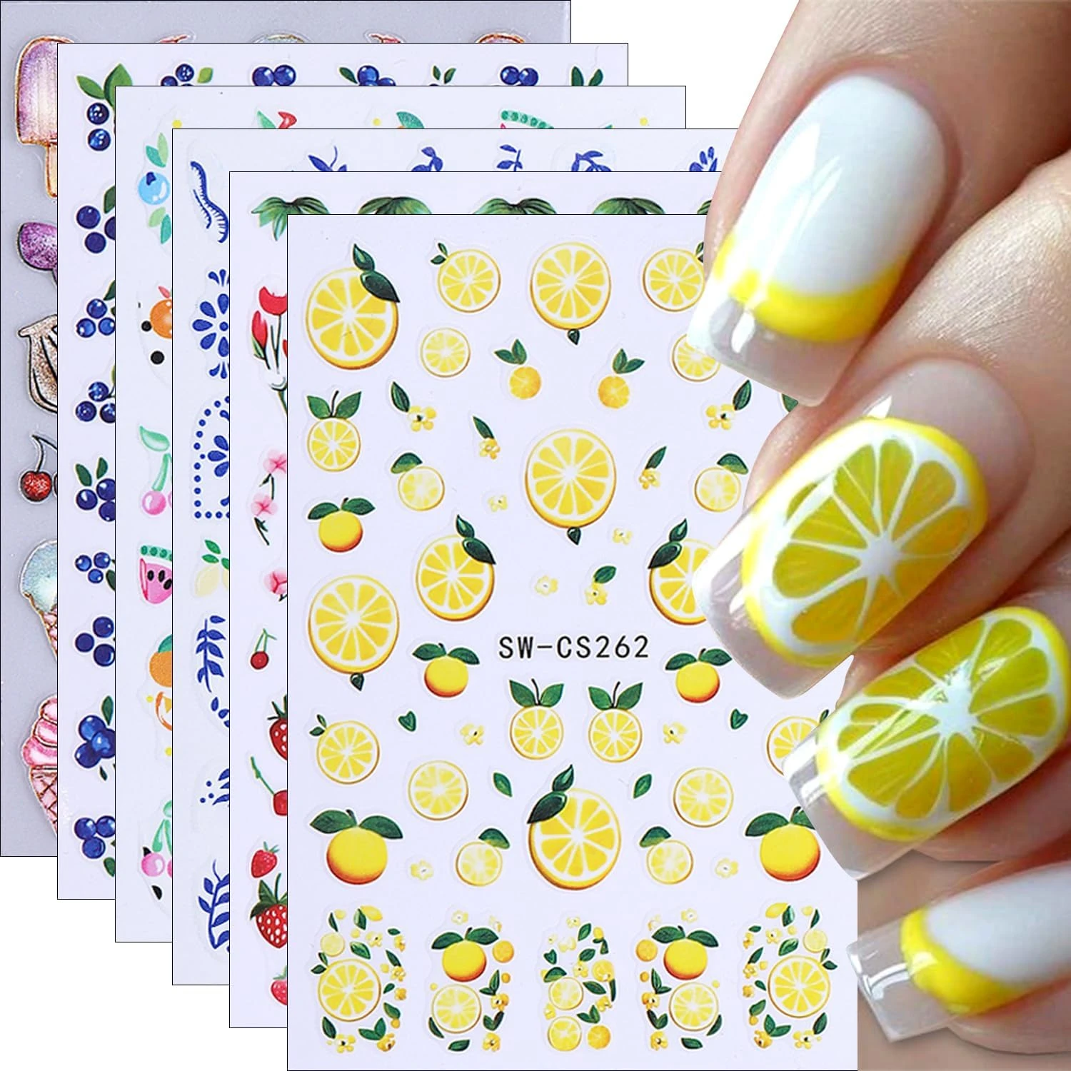 Lemon Nail Decals