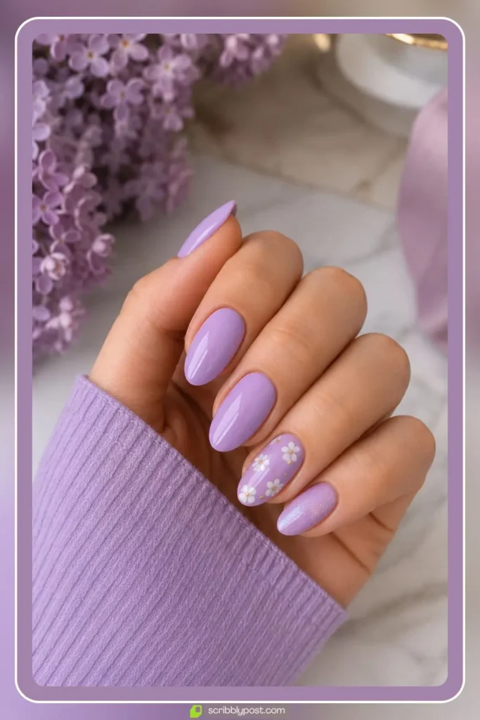 Lilac Nails