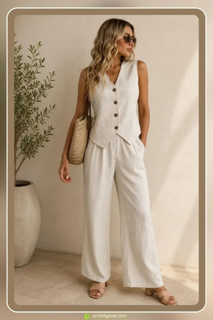 Linen Co-Ord Set