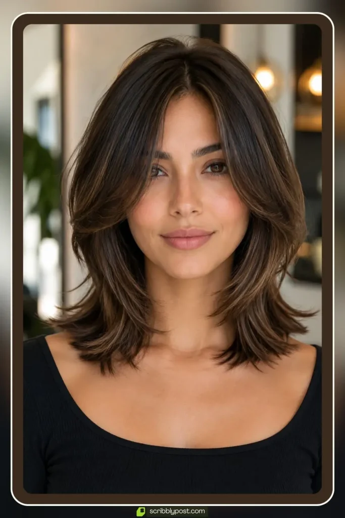 Medium Layered Haircut