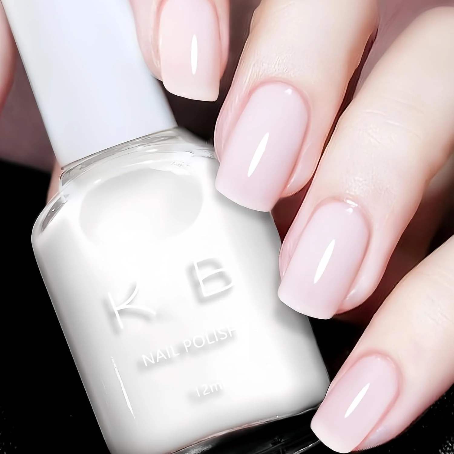 Milky White Sheer Nail Polish