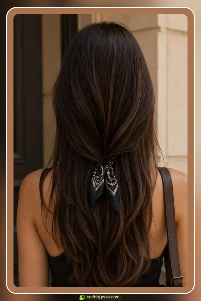 Nape Knot Bandana Hairstyle