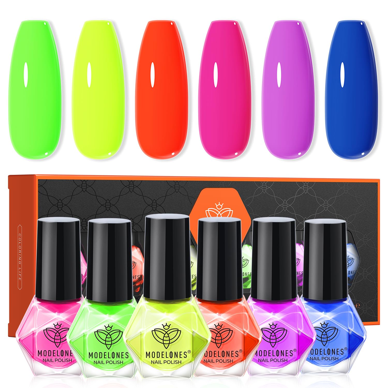 Neon Nail Polish Set