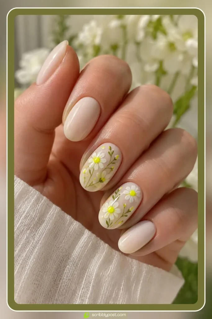 Neon Yellow Floral with Green Stems