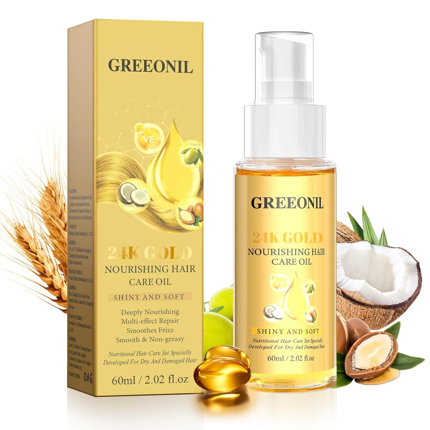 Nourishing Hair Oil For Shine