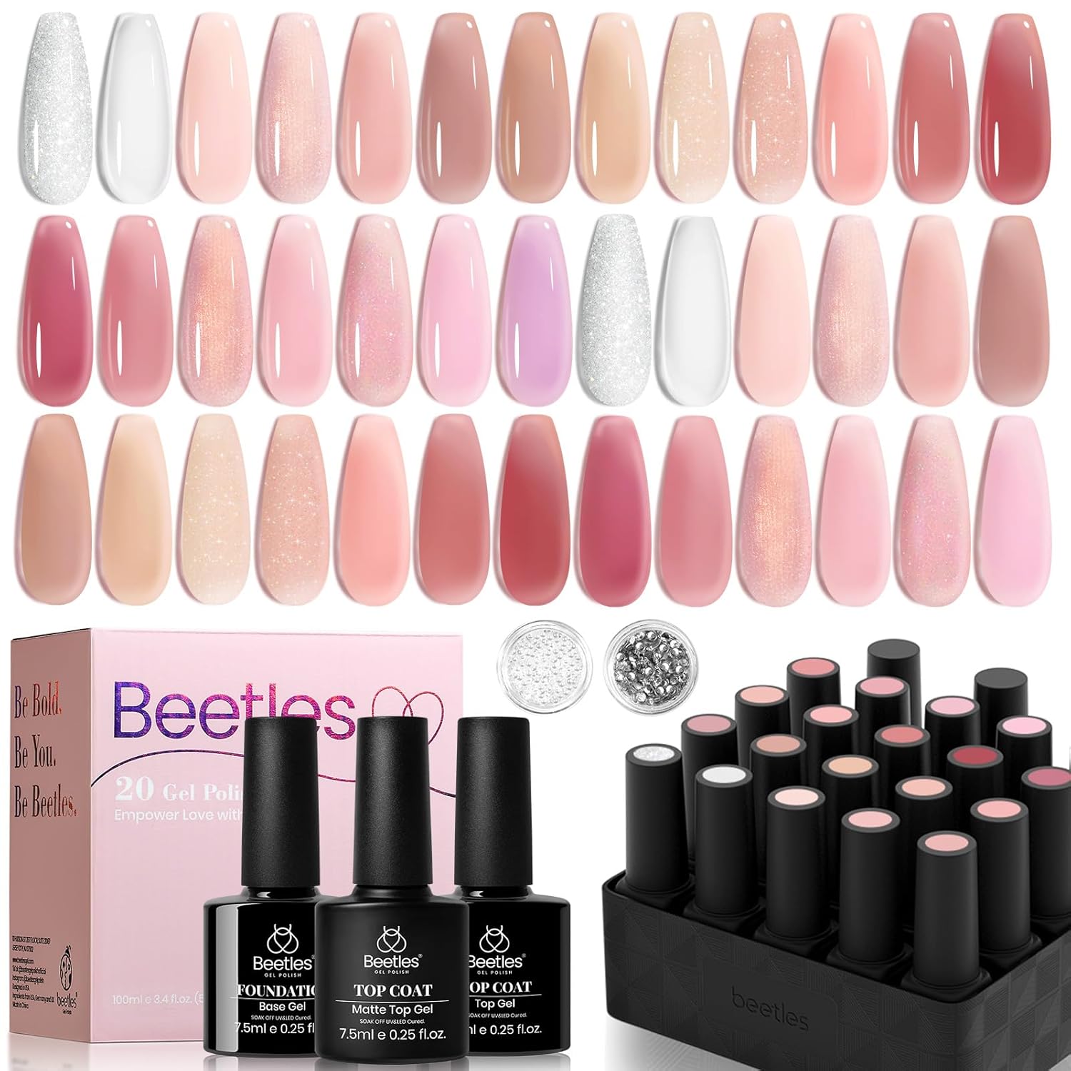 Nude Gel Nail Polish Set