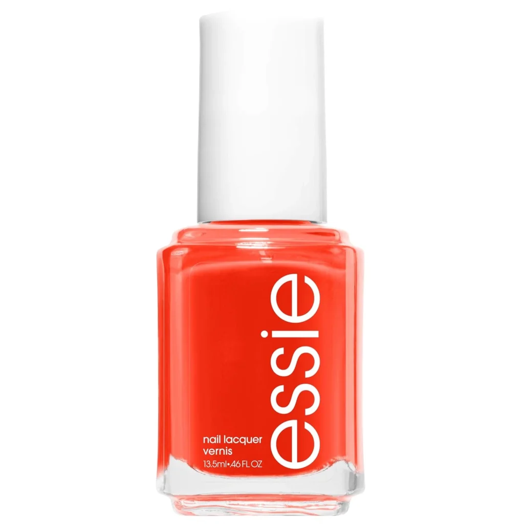 Orange-Red Spring Nail Color