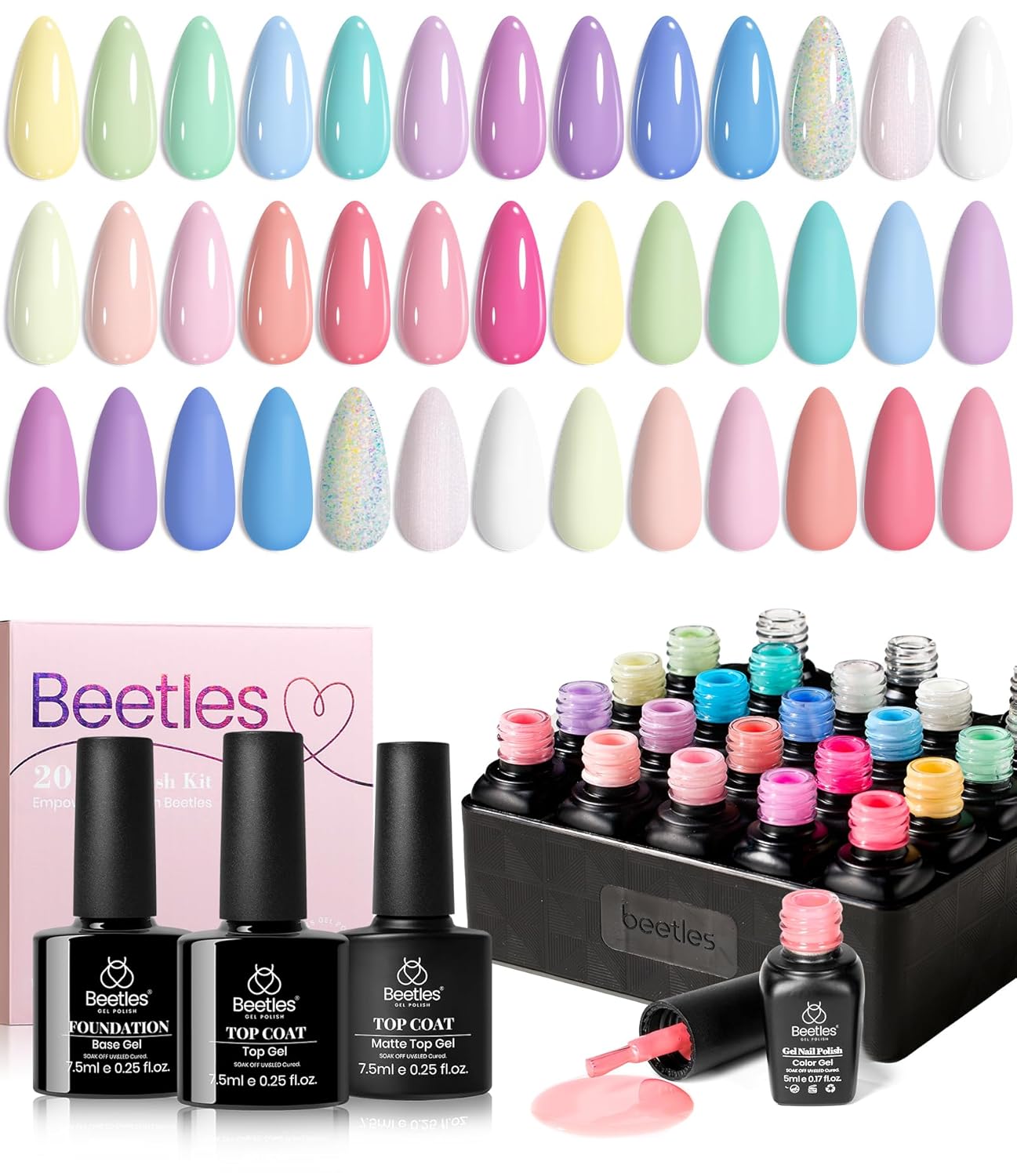 Pastel Dual Nail Polish Set