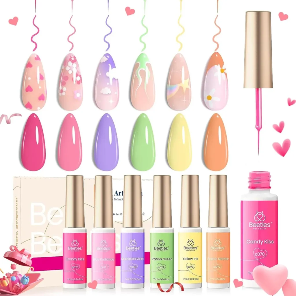 Pastel Nail Art Polish Set