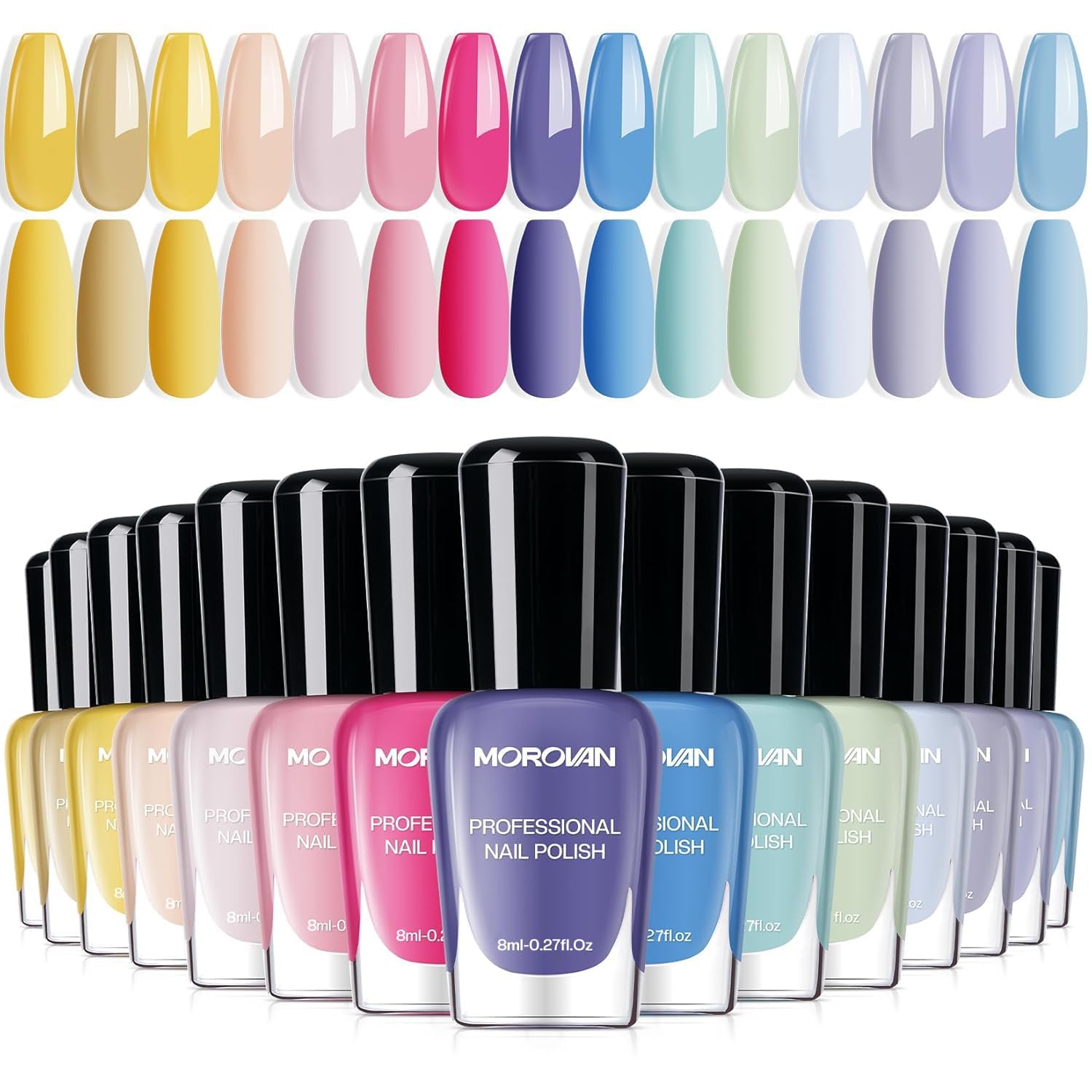 Pastel Nail Polish Summer Set