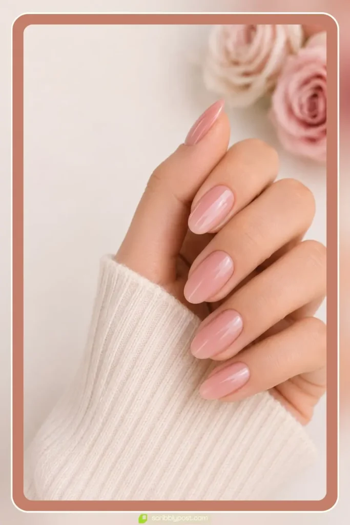 Rosy Blush Nails