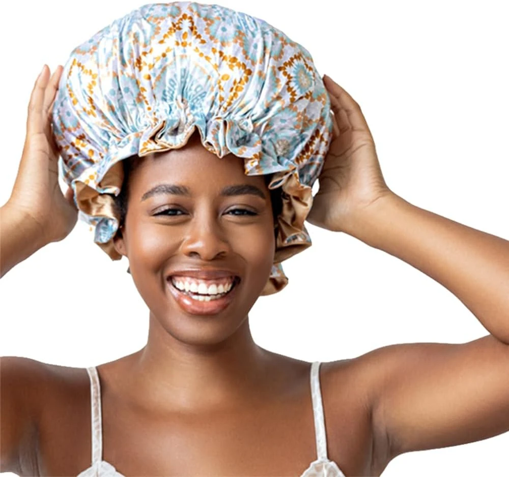 Satin Bonnet For Curl Preservation