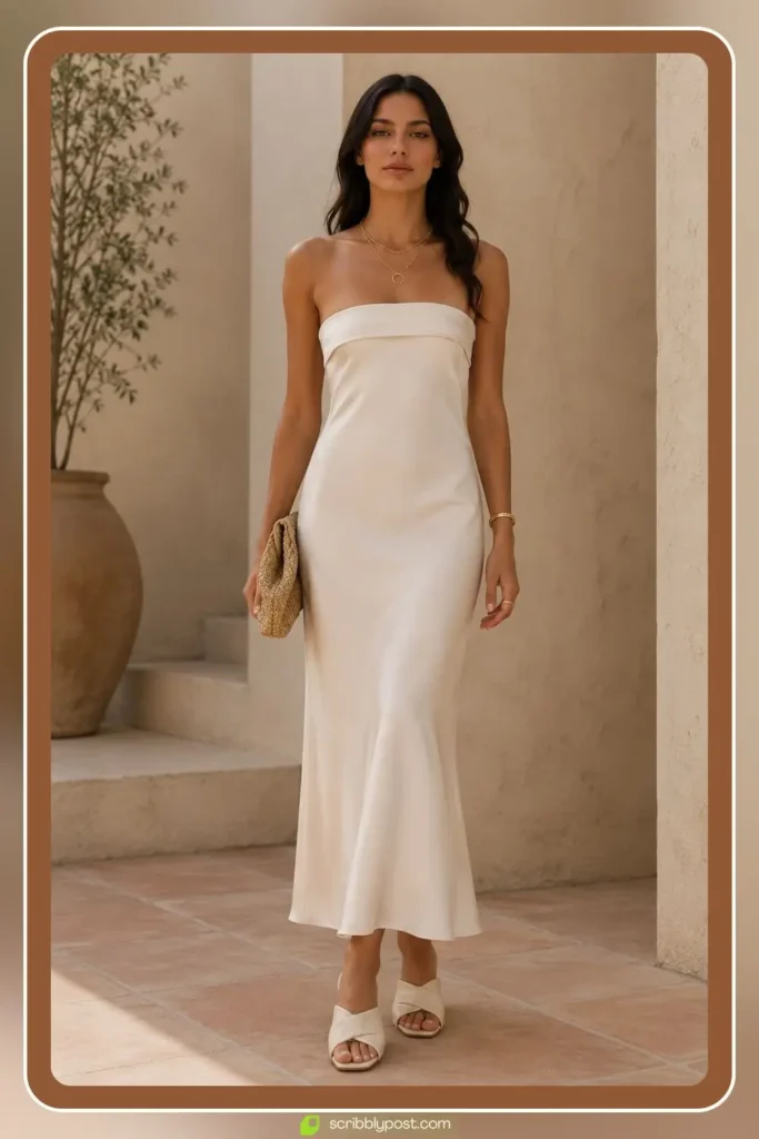 Satin Slip Dress