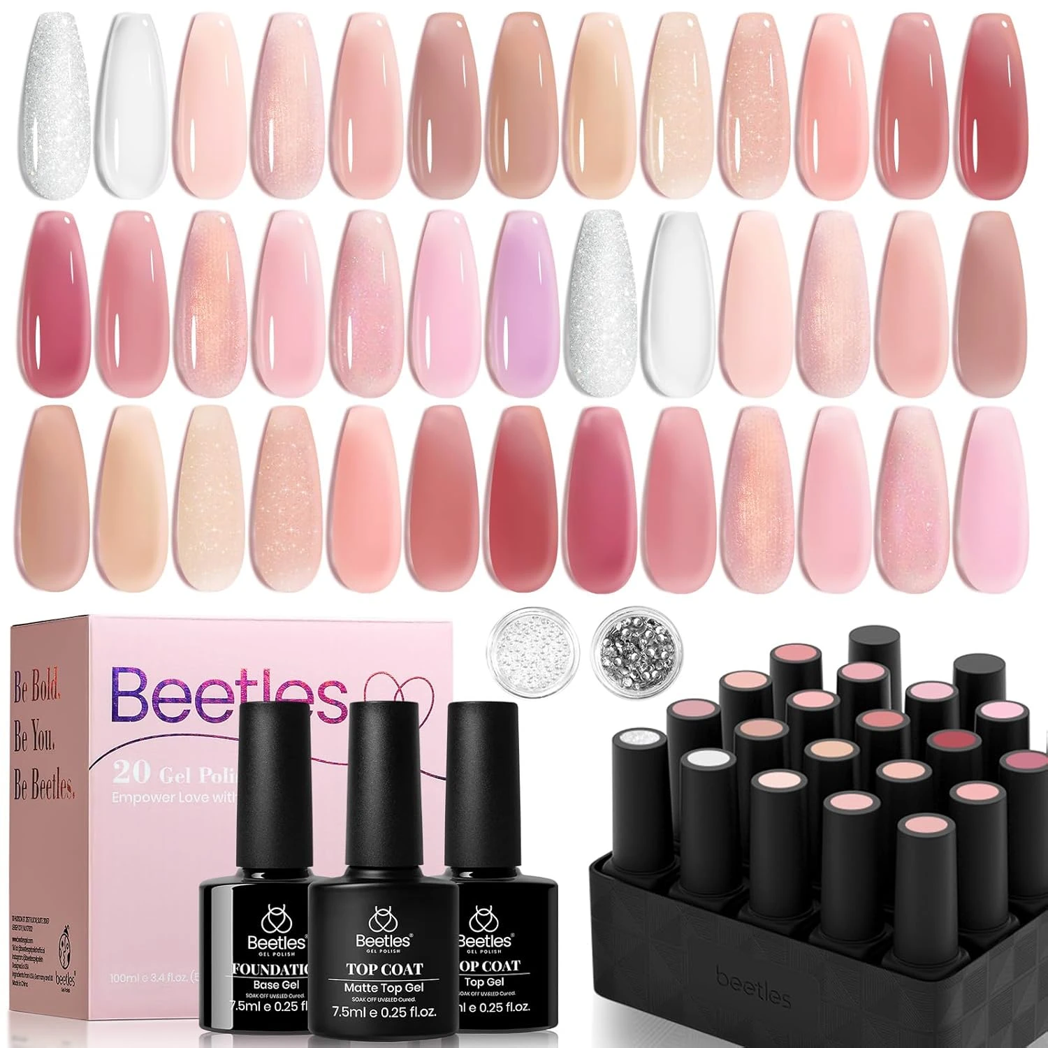 Sheer Pink Gel Nail Kit