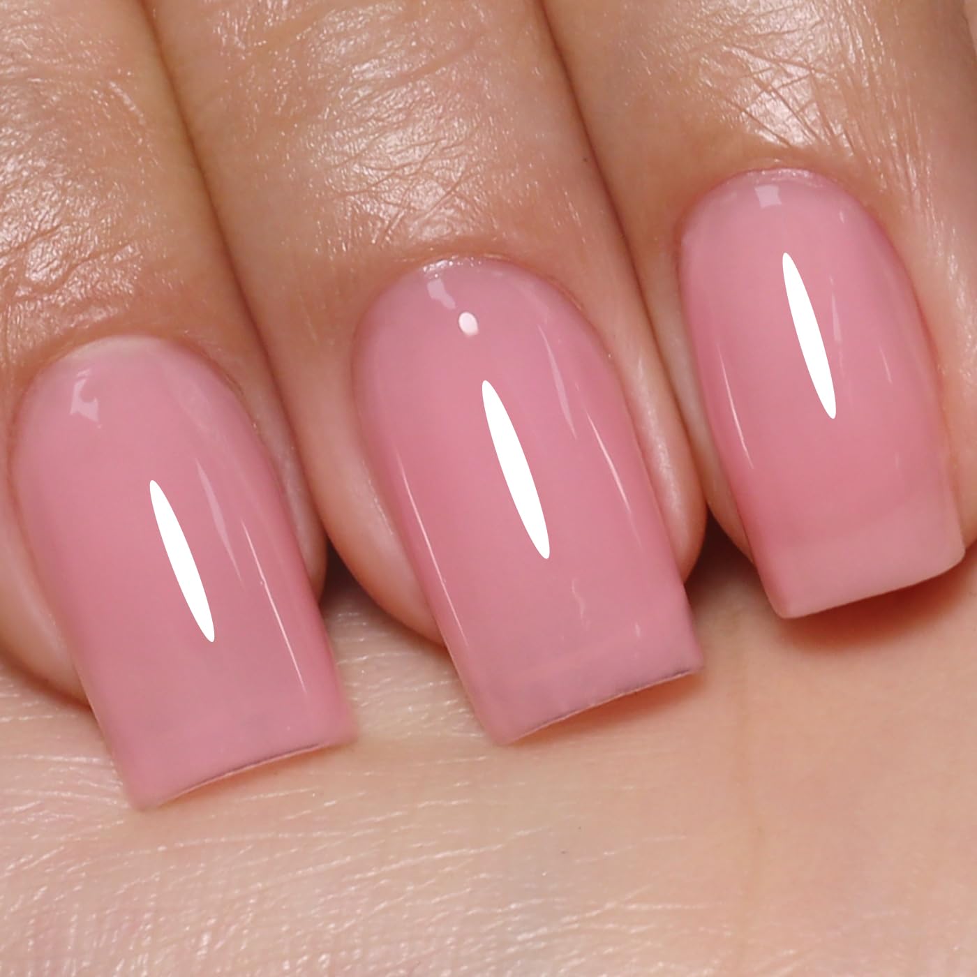 Sheer Pink Gel Nail Polish