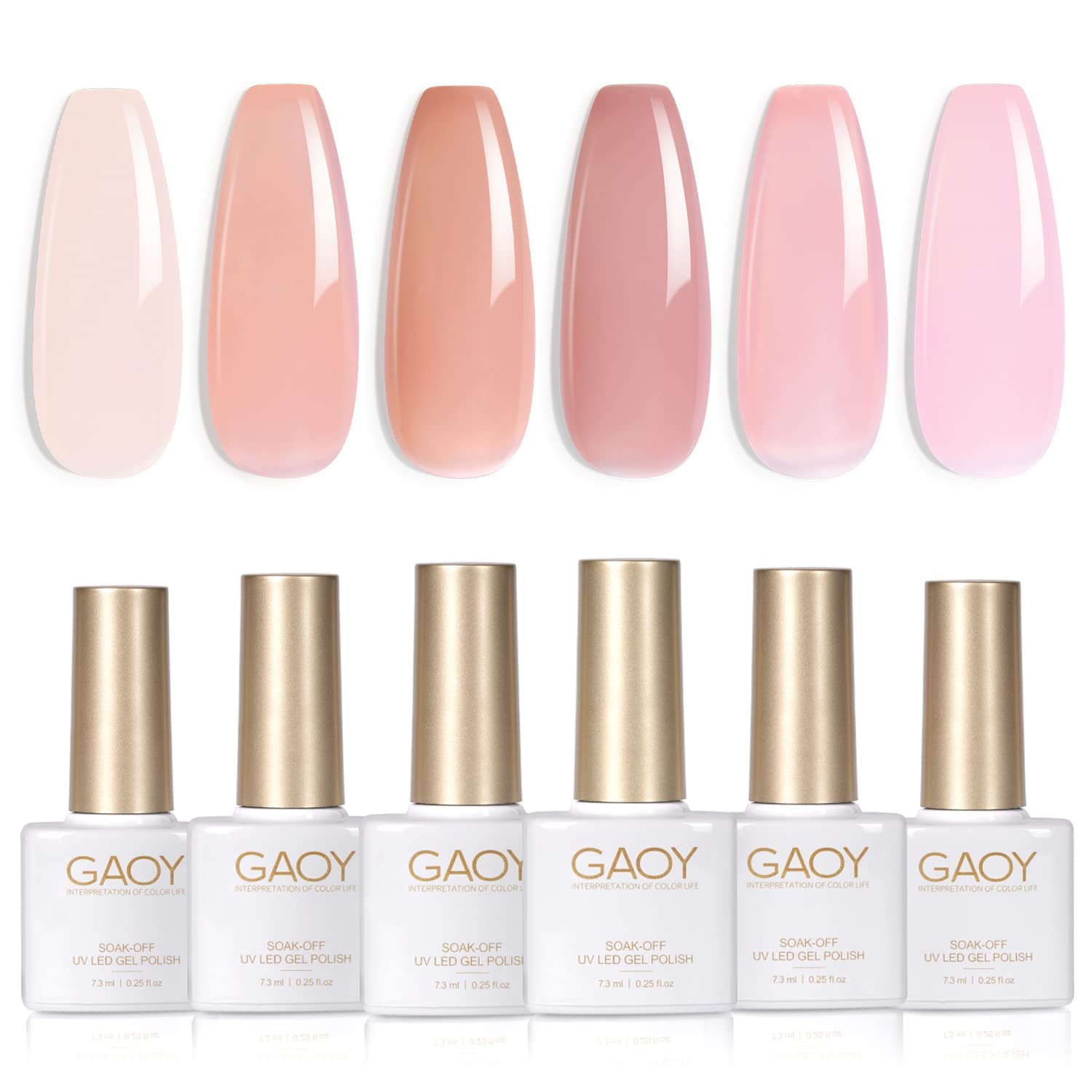 Sheer pink acrylic base
