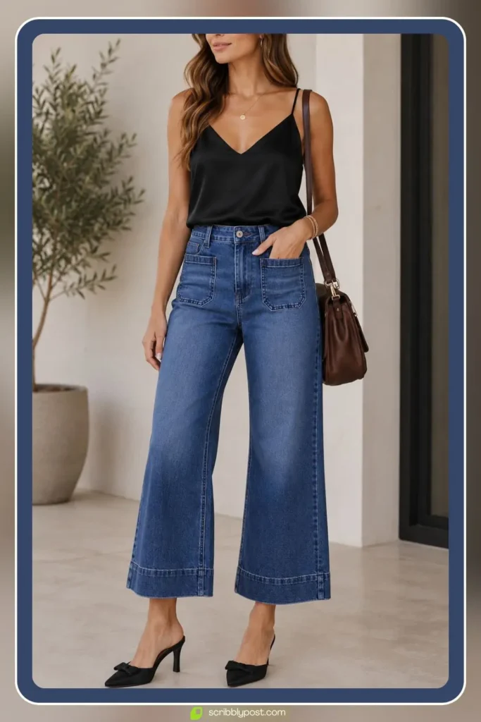 Sunday Brunch Outfit Spring — Elevated Denim Look