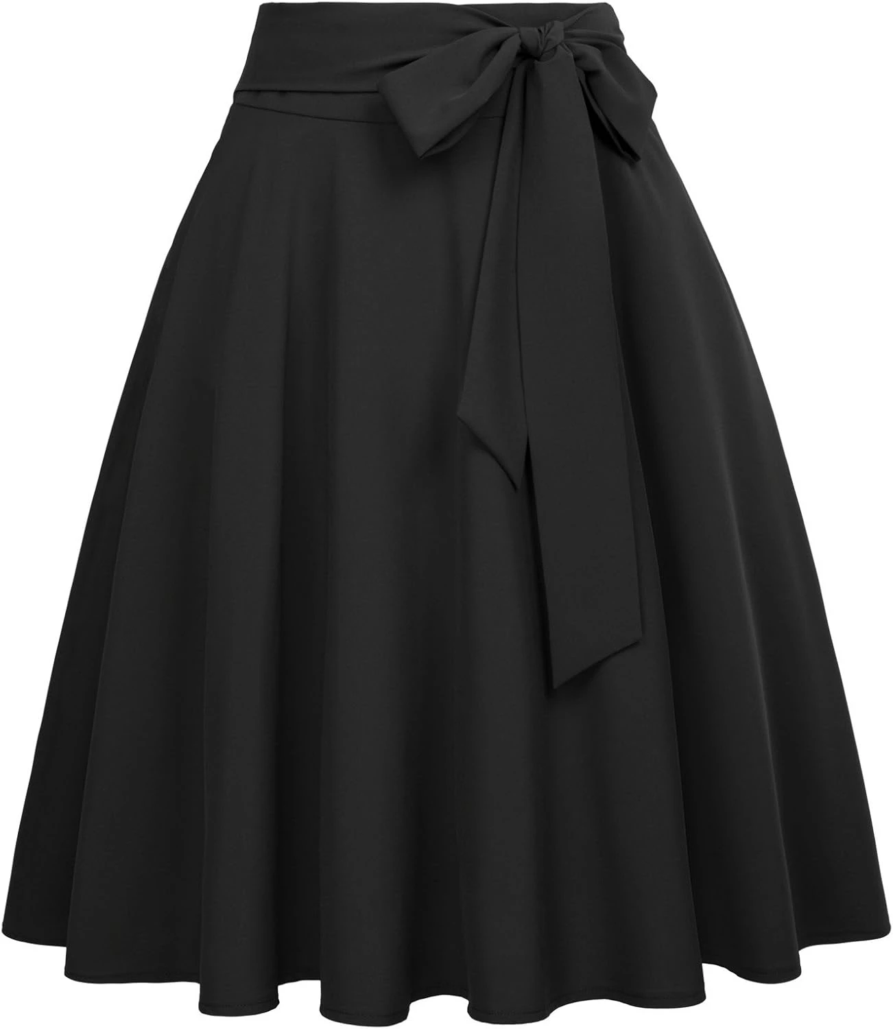 Tailored A-Line Midi Skirt