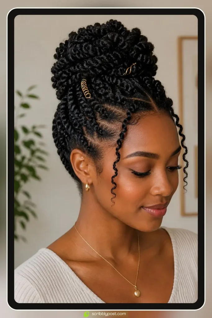 Two-Strand Twist Updo