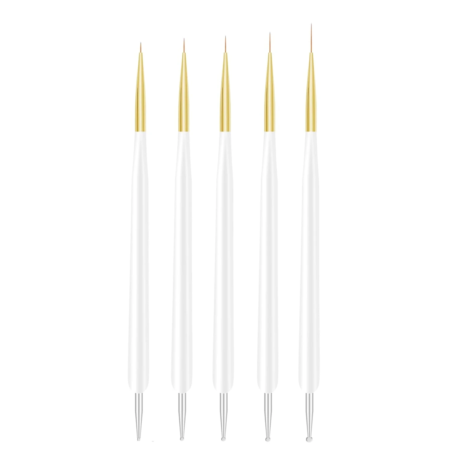 White Nail Art Liner Brush